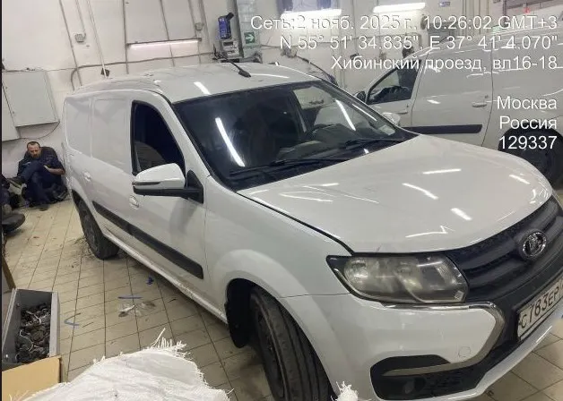 LADA Largus, VIN XTAFS045LM1380403, год выпуска 2021. Местонахождение: Москва, Ярославское шоссе (напротив дома 51)