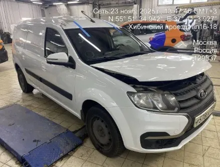 LADA Largus, VIN XTAFS045LM1389797, год выпуска 2021. Местонахождение: Москва, Ярославское шоссе (напротив дома 51)
