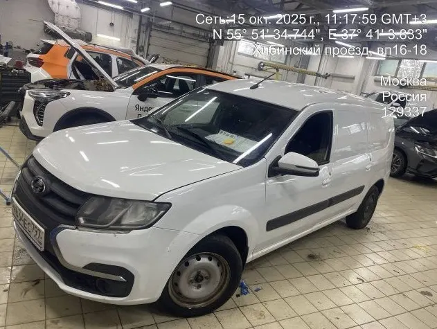 LADA Largus, VIN XTAFS045LM1389831, год выпуска 2021. Местонахождение: Москва, Ярославское шоссе (напротив дома 51)