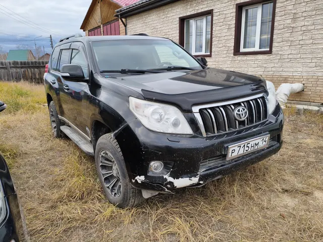 Транспортное средство. Модель: TOYOTA Land Cruiser Prado. Тип КПП: АКПП. VIN JTEBX9FJ5BK043910. Гос. номер: Р715НМ14. Год выпуска: 2011. Ключи в наличии. Адрес местонахождения: г. Якутск, сот «Овощевод», Покровский тракт, Республика Саха (Якутия)