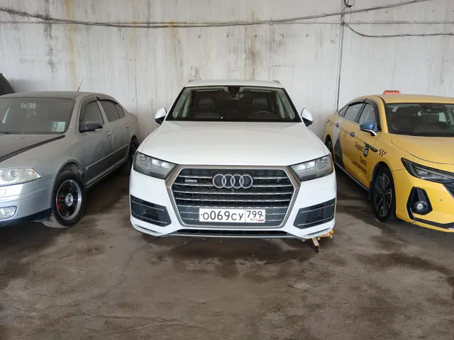Транспортное средство. Модель: AUDI Q7. Тип КПП: АКПП. VIN WAUZZZ4M9KD038480. Гос. номер: О069СУ799. Год выпуска: 2019. Адрес местонахождения: г. Москва, Эстакада Лужнецкого ТТК, напротив Новолужнецкого проезда, дом 9, строение 3