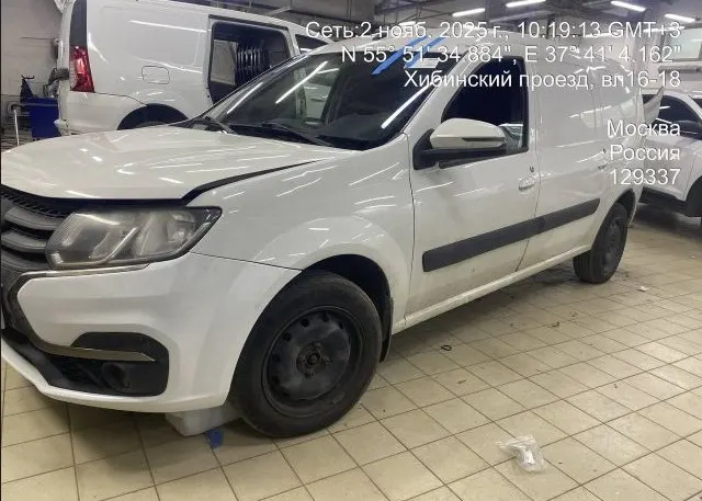 LADA Largus, VIN XTAFS045LM1389820, год выпуска 2021. Местонахождение: Москва, Ярославское шоссе (напротив дома 51)