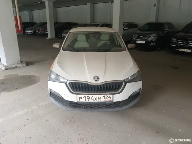 Транспортное средство. Модель: SKODA Rapid. Тип КПП: АКПП. VIN XW8AC4NH0NK106143. Гос. номер: Р194ХМ124. Год выпуска: 2021. Адрес местонахождения: г. Москва, Эстакада Лужнецкого ТТК, напротив Новолужнецкого проезда д. 9 стр. 3