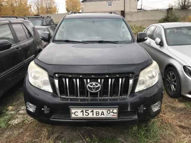 Транспортное средство. Модель: TOYOTA LAND CRUSER. Тип КПП: АКПП. VIN JTEBX9FJ9A5005111. Гос. номер: С151ВА04. Год выпуска: 2010. Ключи в наличии. Адрес местонахождения: г. Барнаул, ул. Малахова, д. 169 В