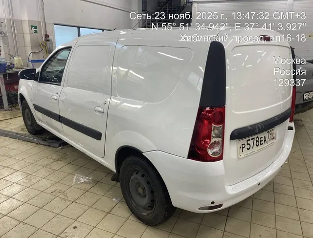 LADA Largus, VIN XTAFS045LM1389797, год выпуска 2021. Местонахождение: Москва, Ярославское шоссе (напротив дома 51)