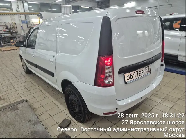 LADA Largus, VIN XTAFS045LM1380623, год выпуска 2021. Местонахождение: Москва, Ярославское шоссе (напротив дома 51)
