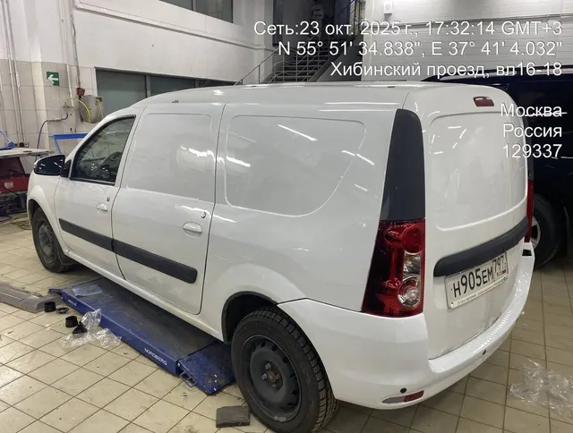 LADA Largus, VIN XTAFS045LM1370795, год выпуска 2021. Местонахождение: Москва, Ярославское шоссе (напротив дома 51)