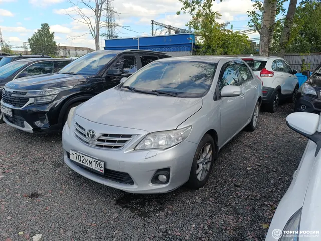Транспортное средство. Модель: TOYOTA Corolla. Тип КПП: АКПП. VIN JTNBV56E00J110014. Гос. номер: Т702КМ198. Год выпуска: 2010. Адрес местонахождения: Санкт-Петербург, ул. Заставская д.1