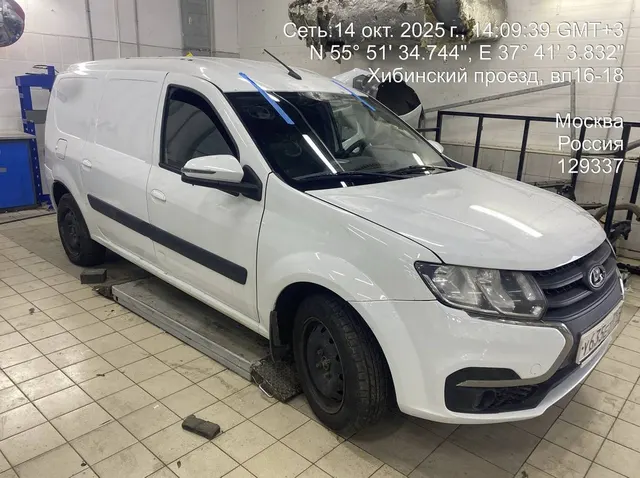 LADA Largus, VIN XTAFS045LM1389821, год выпуска 2021. Местонахождение: Москва, Ярославское шоссе (напротив дома 51)