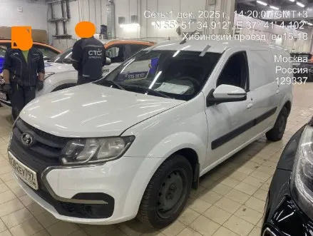 LADA Largus, VIN XTAFS045LM1389824, год выпуска 2021. Местонахождение: Москва, Ярославское шоссе (напротив дома 51)