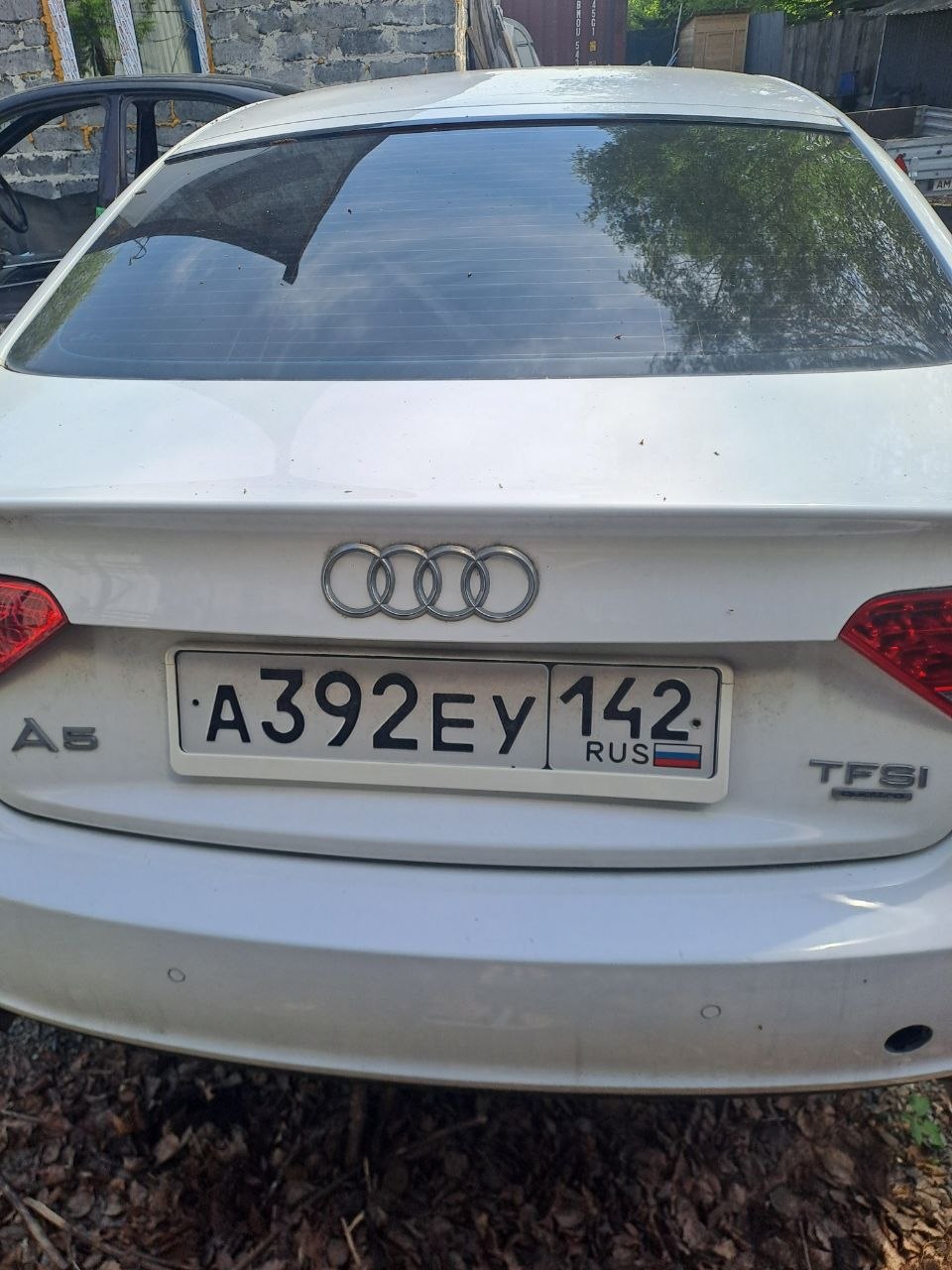 Автомобиль Audi A5 (год выпуска 2010, VIN WAUZZZ8T6BA026774, цвет – белый, г.р.з. А392ЕУ142).