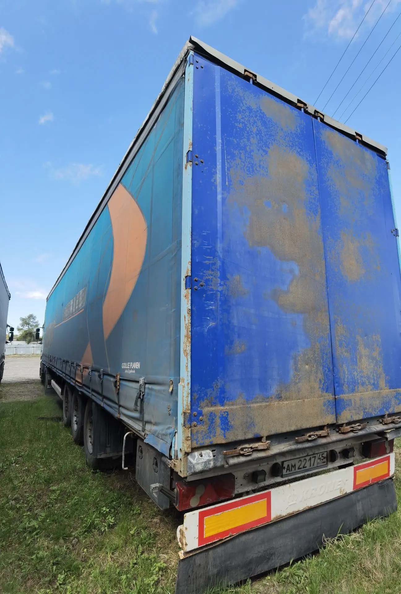 Полуприцеп KRONE SD тентованный, 2004 г., VIN WKESDP27041221929