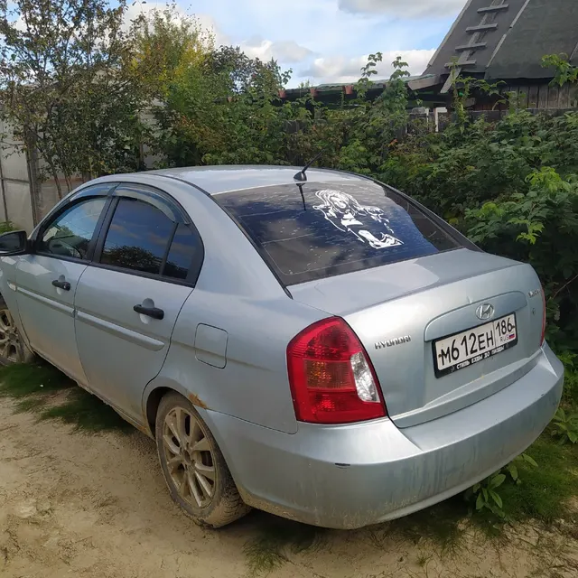 Автомобиль марки Hyundai Verna 1,4 GL MT, 2007 г.в., VIN X7MCF41GPAM228976