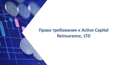 Лот №1, Права требования к Active Capital Reinsurance, LTD