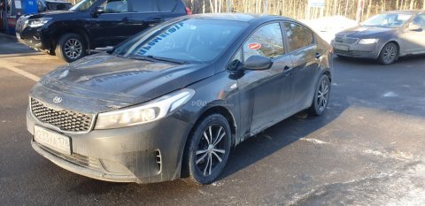 Автомобиль марки KIA YD (Cerato Forte), VIN: XWEFK411BHC000500, год выпуска: 2017, цвет: черный, модель номер двигателя: G4FG HH678382, шасси отсутствует, кузов номер: XWEFK411BHC000500, Санкт-Петербург, пр. Энтузиастов, д. 20, корп. 2.
