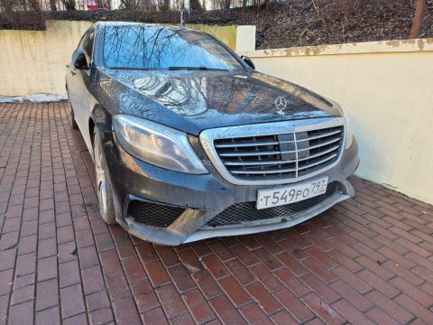 Транспортное средство: Мерседес Бенц S63 AMG 4MATIC (MERCEDES-BENZ S63 AMG 4MATIC), 2013 года выпуска, VIN номер: WDD2221781A026177, цвет: черный, Москва, ул. Хлобыстова, д. 14, корп. 1