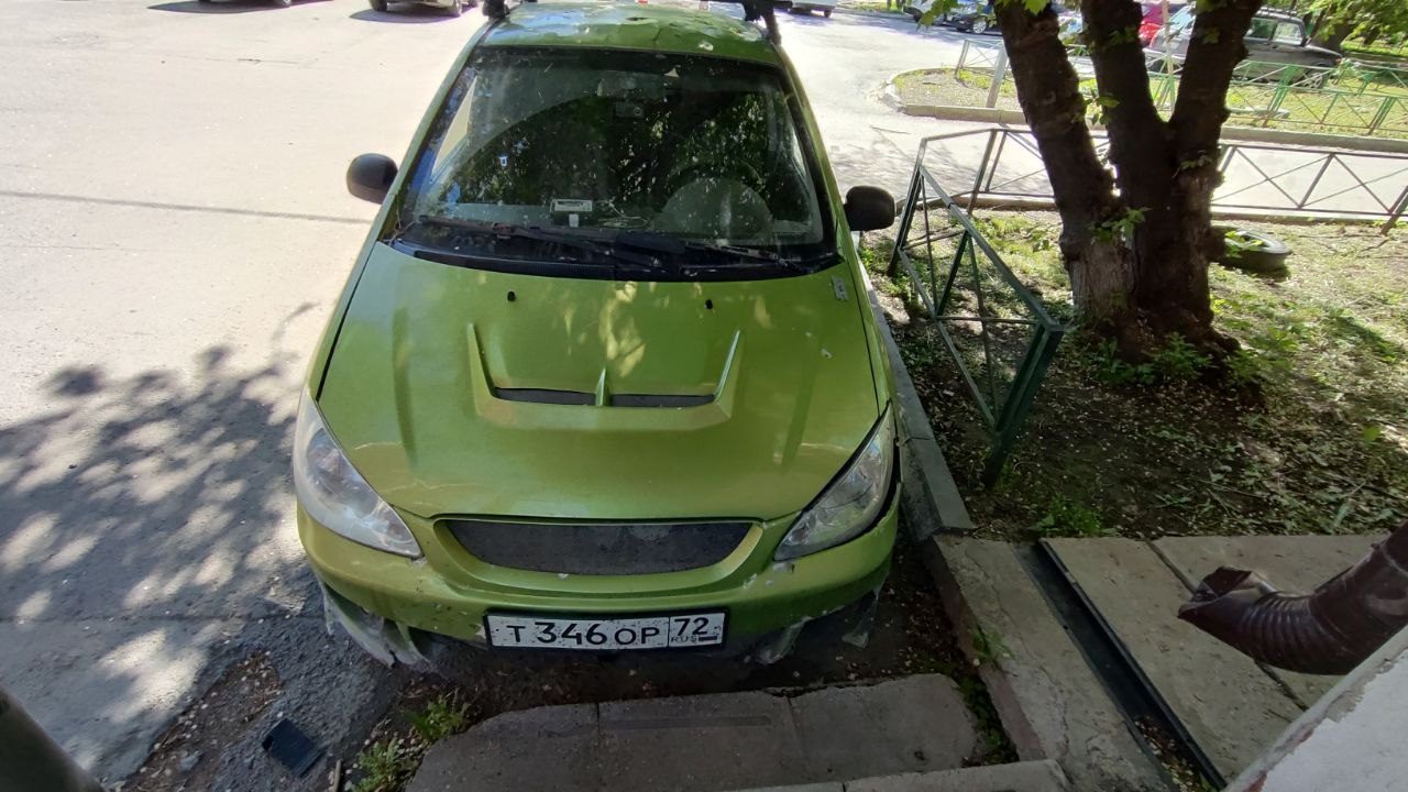 Лот №2, транспортное средство HYUNDAI, модель GETZ GL 1.1, тип: легковой комби (хэтчбек), 2007 г.в., VIN: KMHBT51GP7U701033, цвет светло-зеленый