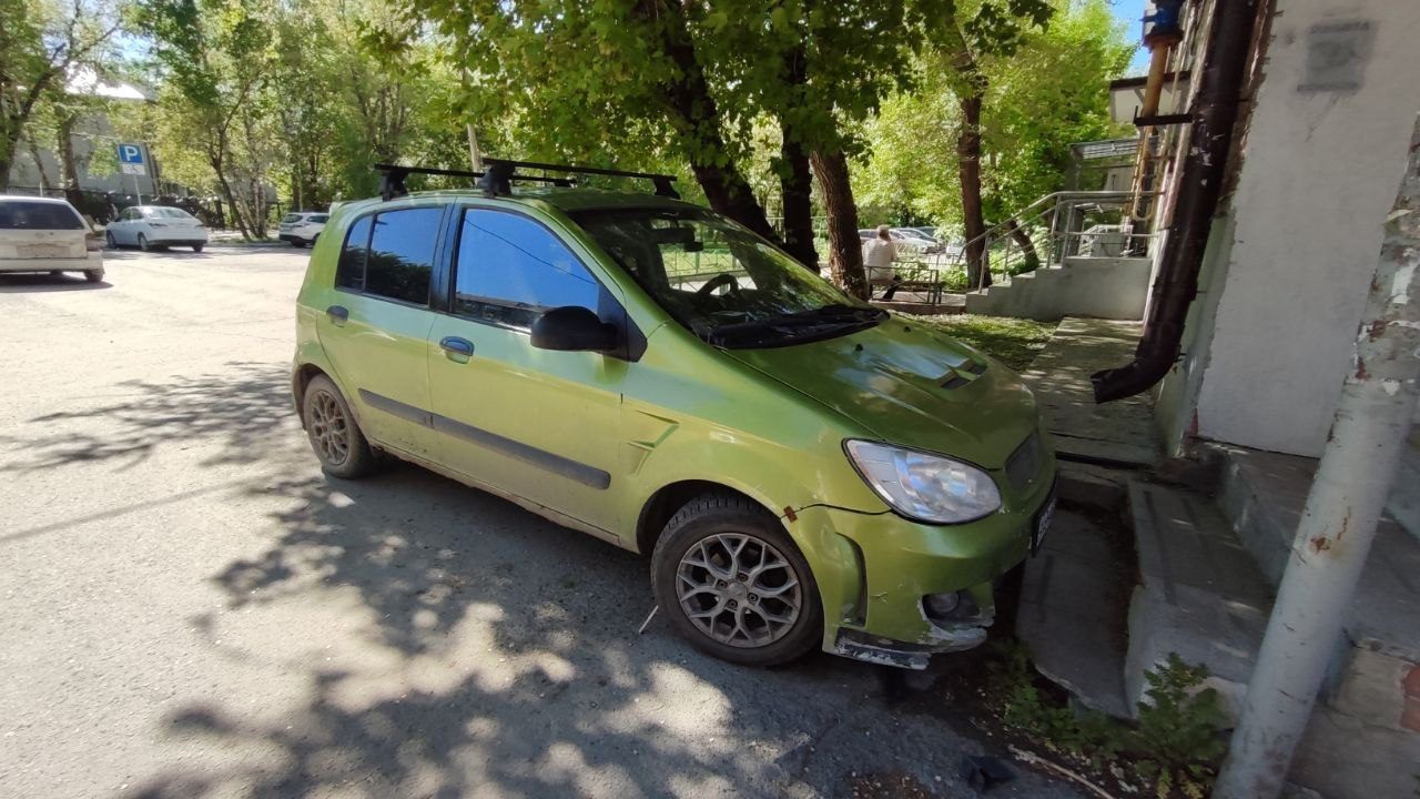 Лот №2, транспортное средство HYUNDAI, модель GETZ GL 1.1, тип: легковой комби (хэтчбек), 2007 г.в., VIN: KMHBT51GP7U701033, цвет светло-зеленый