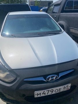 Лот №4, Автомобиль HYUNDAI SOLARIS, цвет: серебристый, 2012 года выпуска