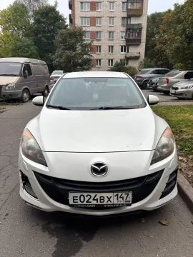 - ТС: MAZDA 3, 2011 года выпуска, номер кузова (кабины, прицепа): JMZBL12Z501281802, цвет кузова: белый. Ограничения/обременения: залог в пользу ПАО СКБ Приморья «ПРИМСОЦБАНК»