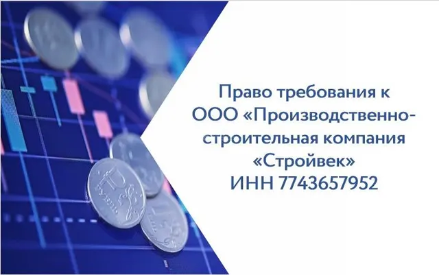 Право требования Борисова Сергея Владимировича (ИНН 561104397178) к Обществу с ограниченной ответственностью «Производственно-строительная компания «Стройвек» (ИНН 7743657952, ОГРН 1077759577257) на сумму 7 461 705,33 руб., в том числе: 7 301 705,33 руб. – основной долг, 160 000,00 руб. – пени