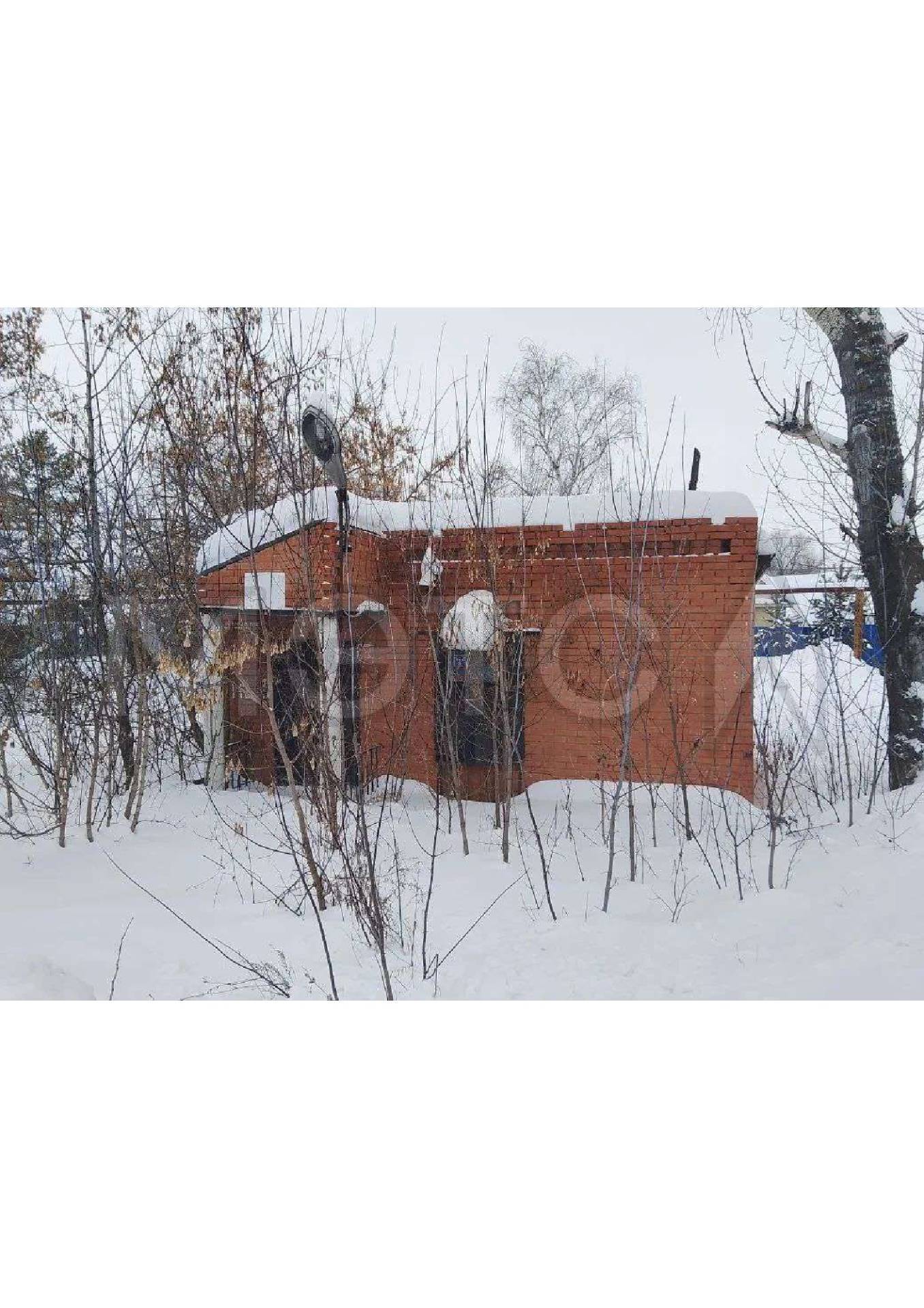Здание 23,8 кв.м. и земельный участок 121 кв.м. в Самарской обл.