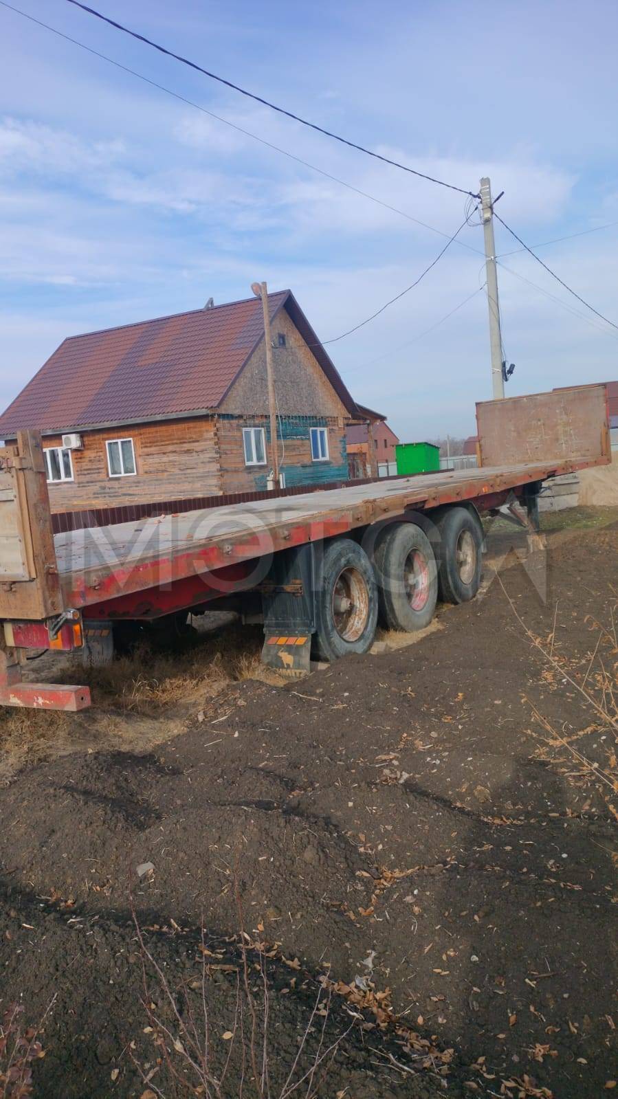 Полуприцеп с бортовой платформой Schmitz SPR24, 1991 года