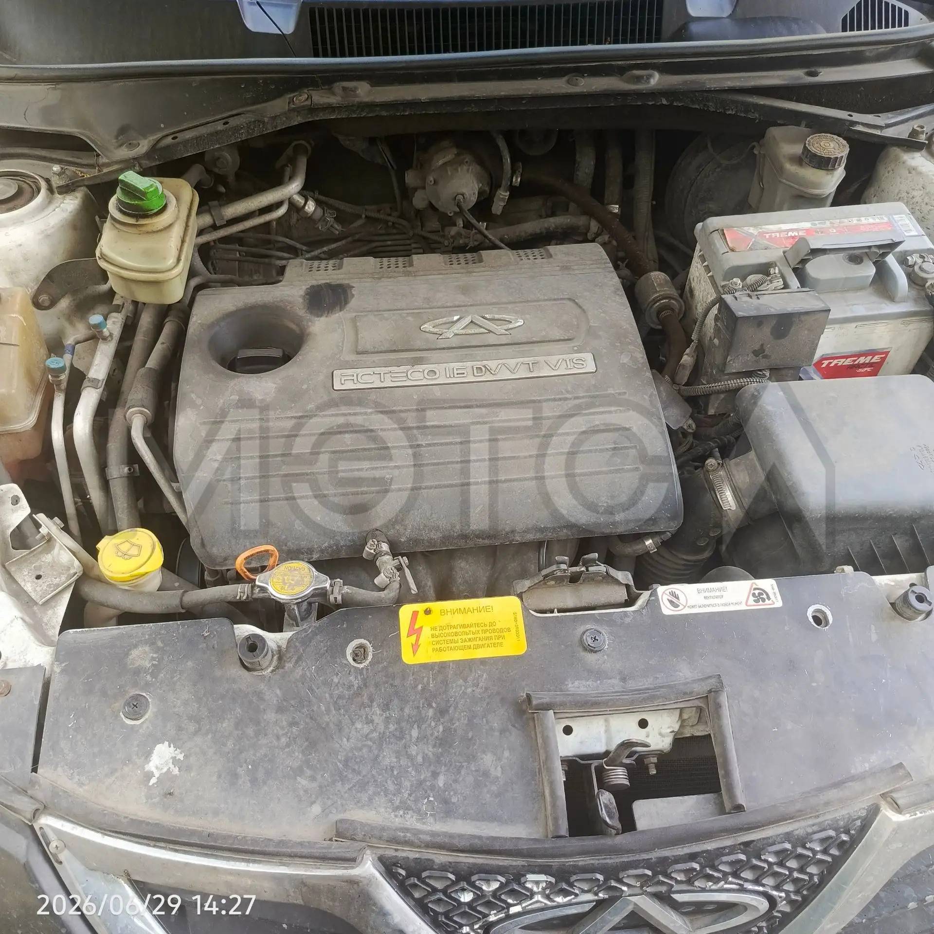 Chery Tiggo (T11), 2014 года, 126 лс, 240000 км, АКПП