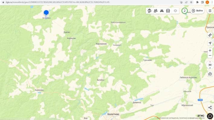 Земельный участок в Новосибирской обл., 2 500 кв.м