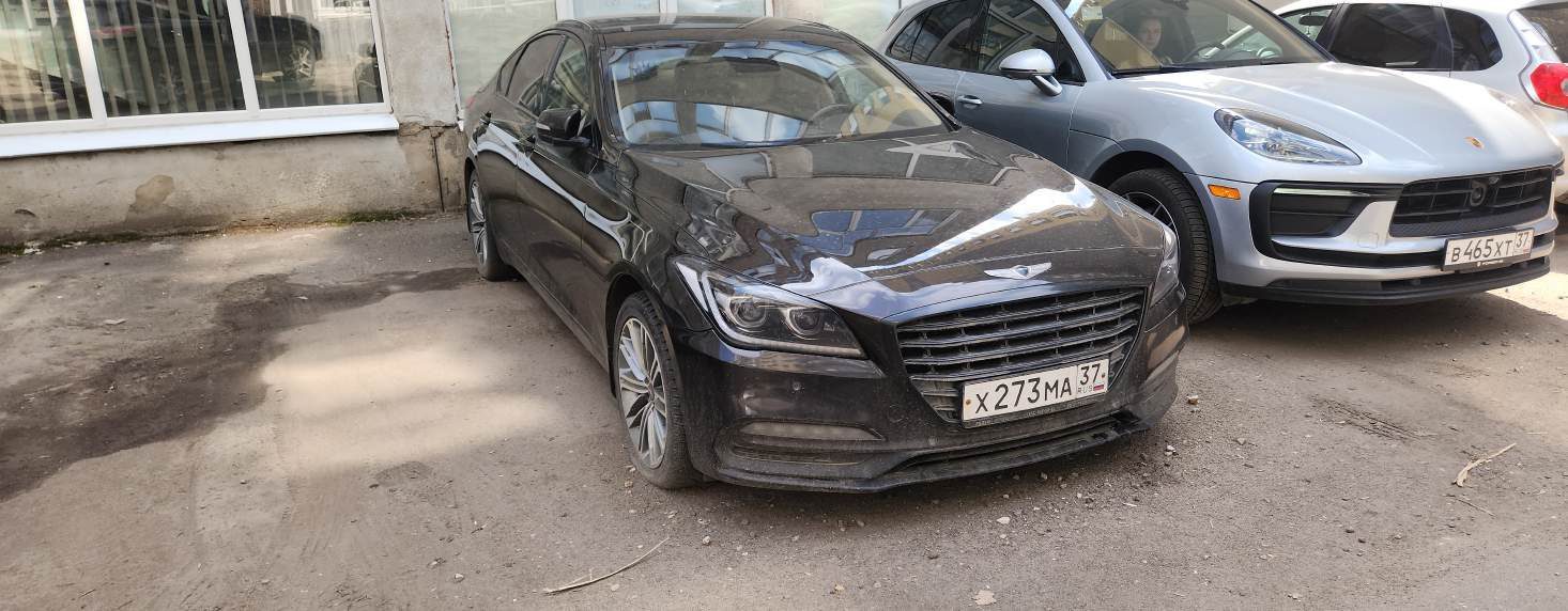 Автомобиль Genesis G80, 2018 года, 245 лс, 132000 км, полный привод, АКПП, Фото автомобиля в приложении