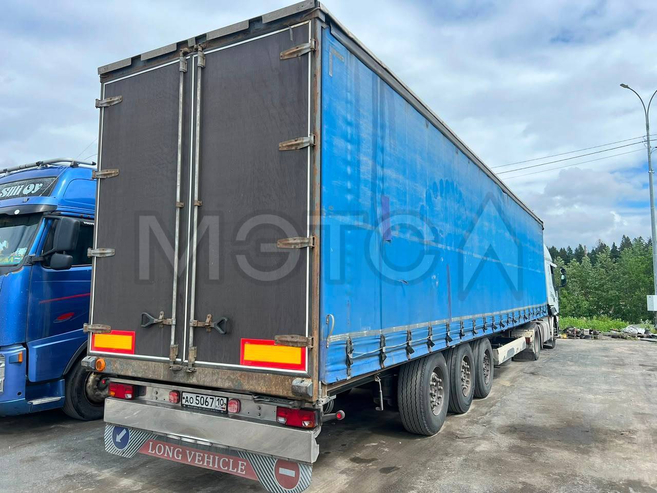 Тягач IVECO STRALIS SM1V4832A, 2004 года; Полуприцеп KRONE SD ТЕНТОВАННЫЙ, 2008 года