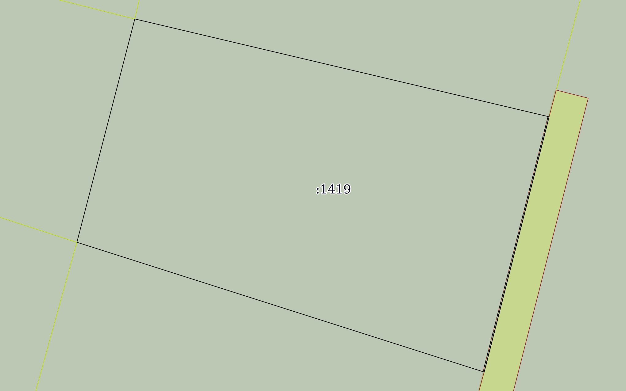 Земельный участок в Пермском крае, 1433 кв.м.