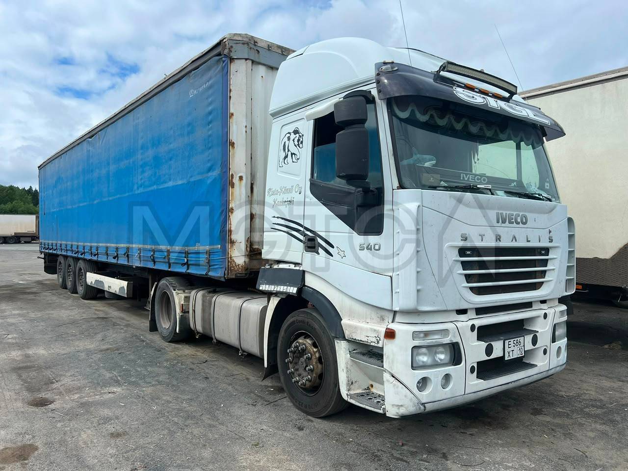 Тягач IVECO STRALIS SM1V4832A, 2004 года; Полуприцеп KRONE SD ТЕНТОВАННЫЙ, 2008 года