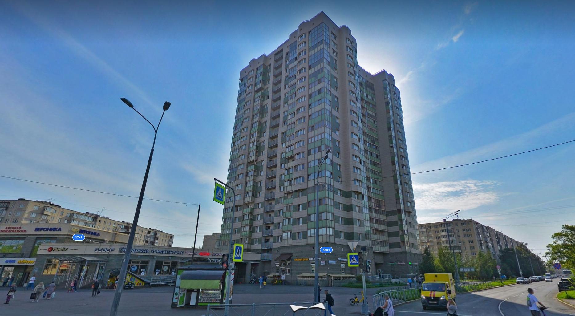 Квартира в Санкт-Петербурге, 62,4 кв.м, 2 комн.