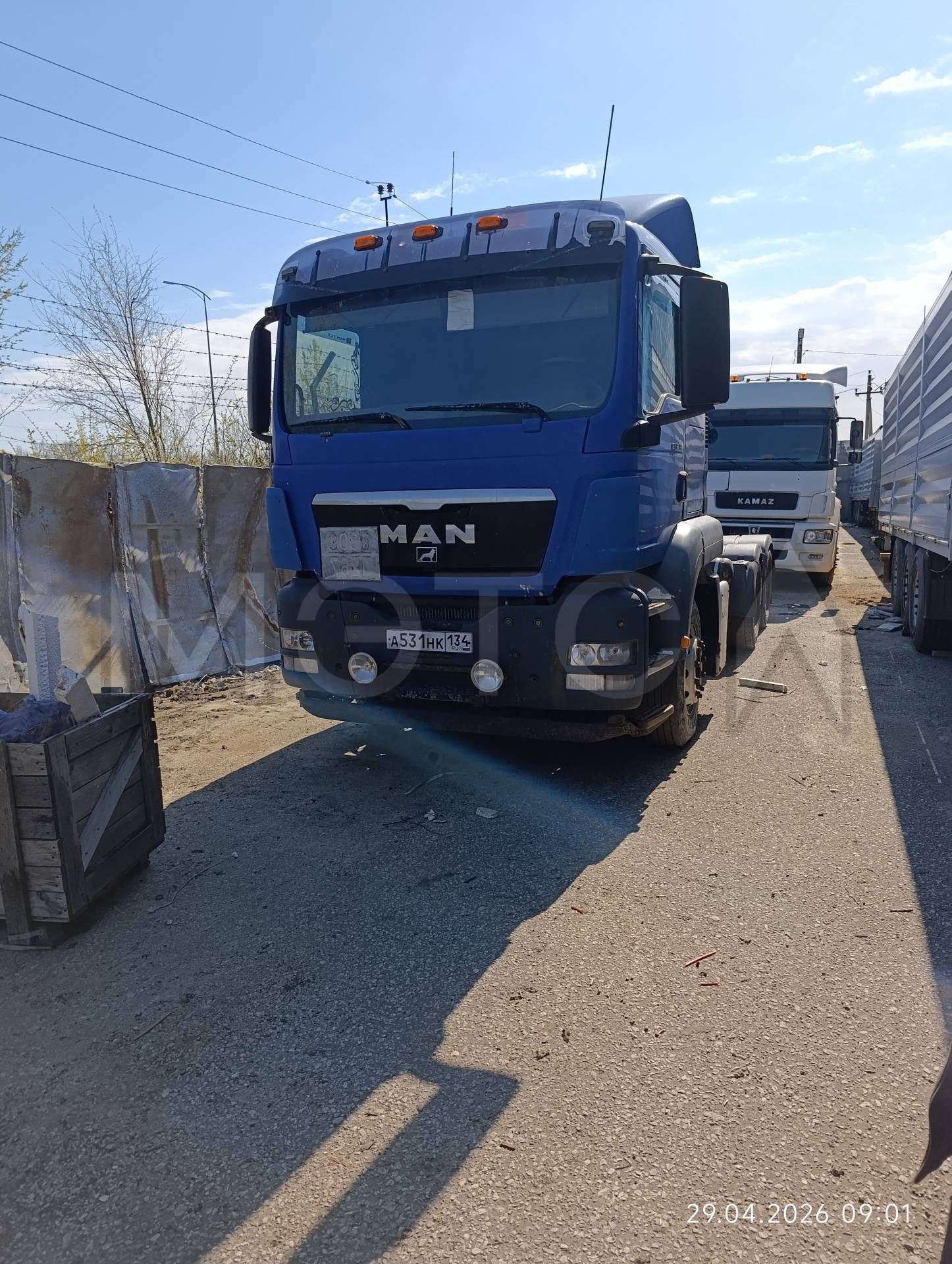 Грузовой седельный тягач MAN TGS 33.440 6x4 BLS-W, 2012 года