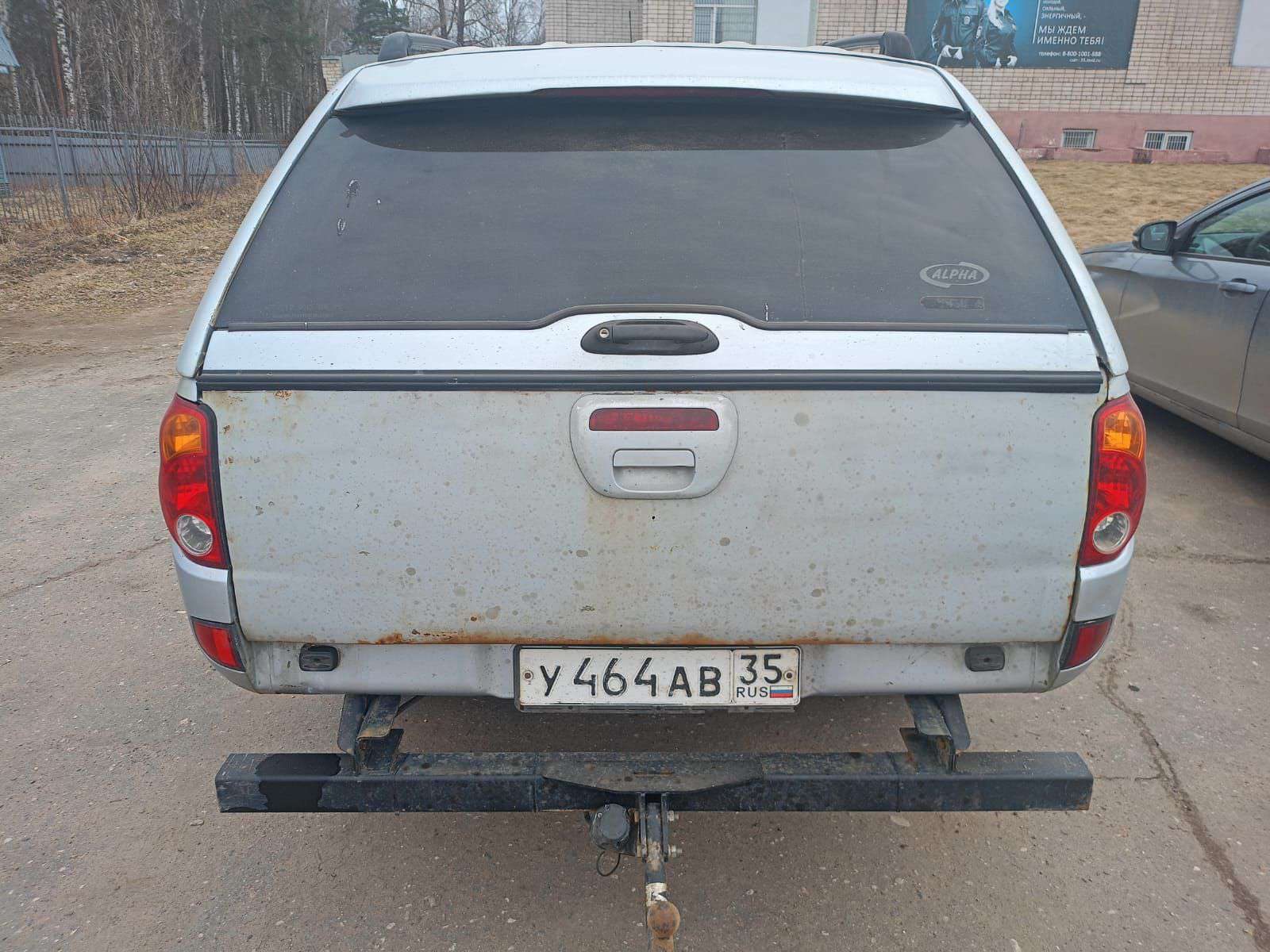 Автомобиль грузовой, марка: MITSUBISHI, модель: L200 2.5, VIN: MMBJNKB407D169252, год изготовления: 2008