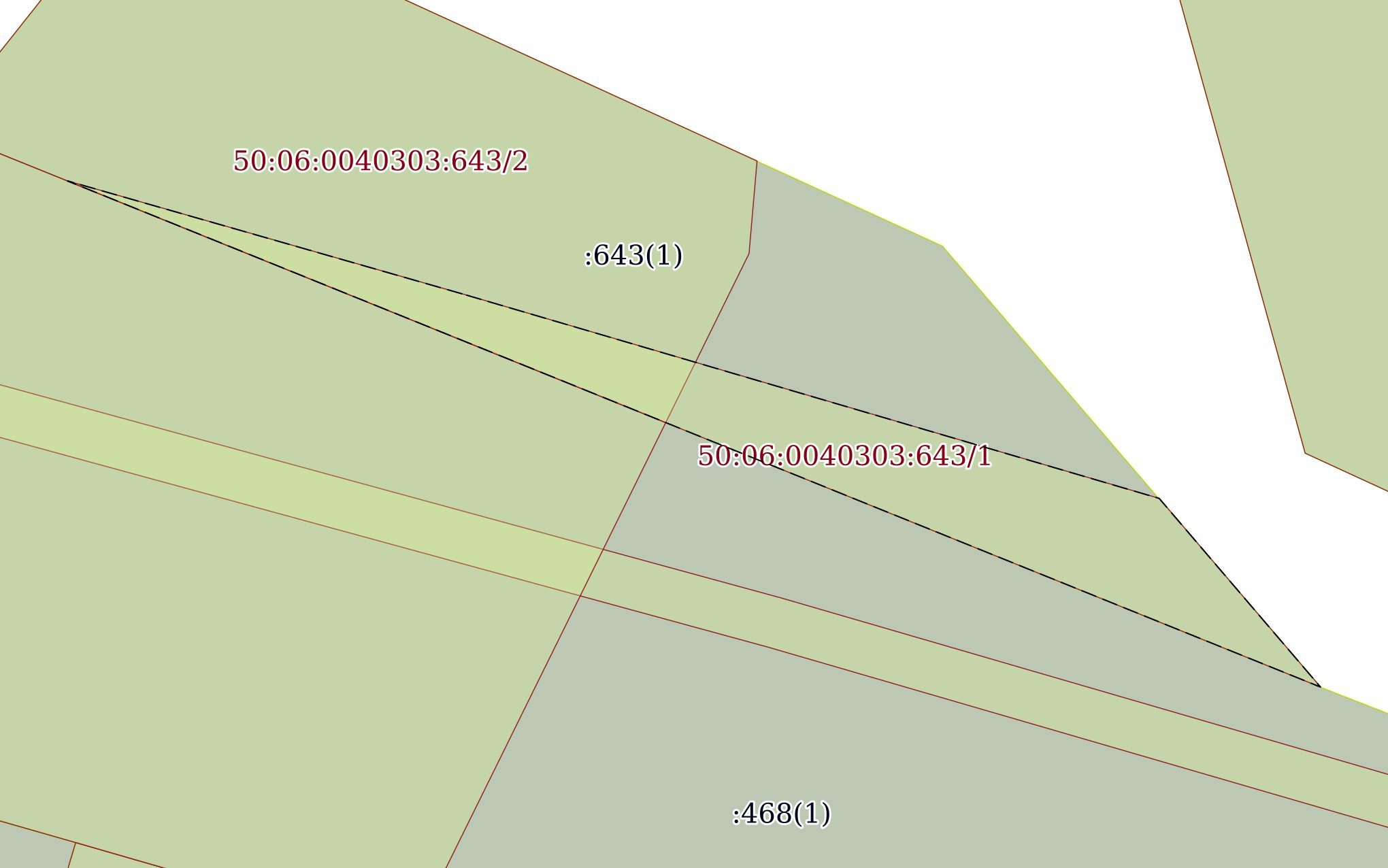 Земельный участок в Московской обл., 2043 кв.м.