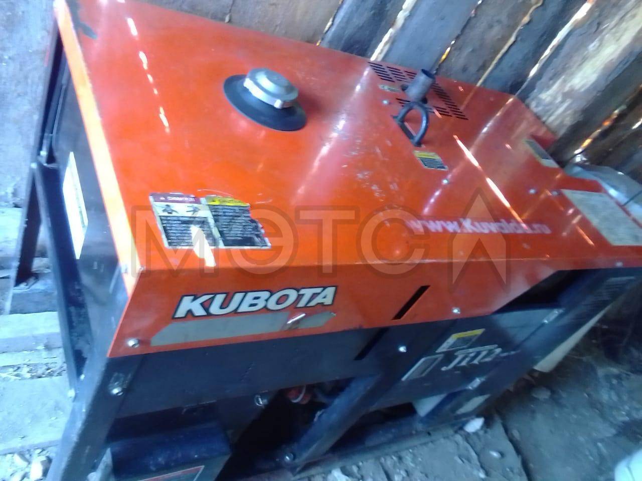 дизельный генератор KUBOTA модель J112-STD серийный номер 801369
