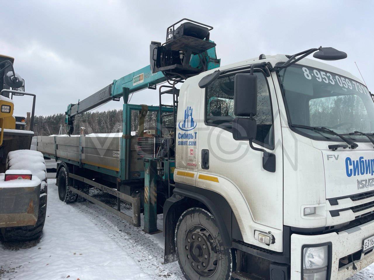 ISUZU 4389W8 с КМУ, 2020 года