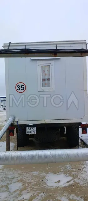 Здание инвентарное модели «САВА» ТУ 25.11.10-014-39091600-20218, 8х24, 2021, №13442 - 77 РК 1683