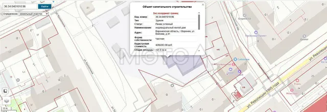 1/30240 доля здания в Воронеже