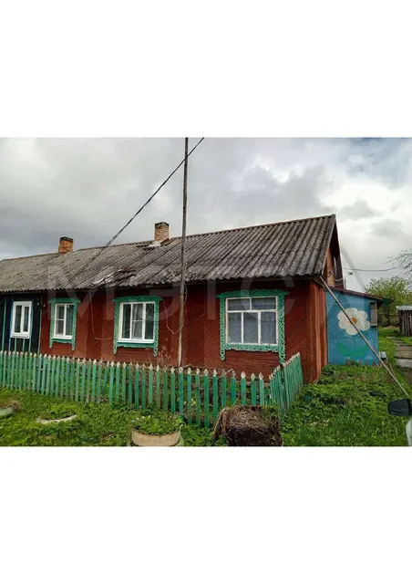 Квартира 45,7 кв.м. и 1/2 доля земельного участка в Вологодской обл.