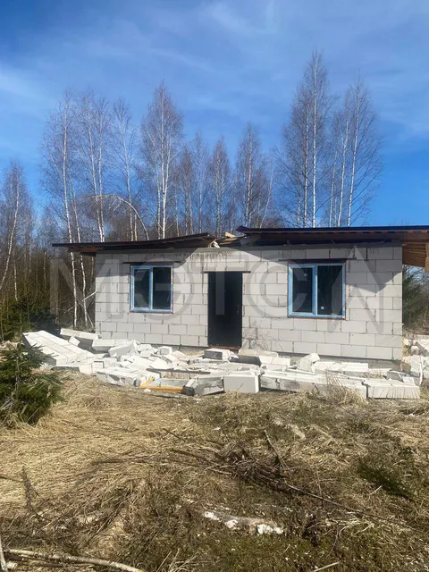 Объект незавершенного строительства 160 кв.м. и земельный участок 1276+/-24 кв.м. в Московской обл.