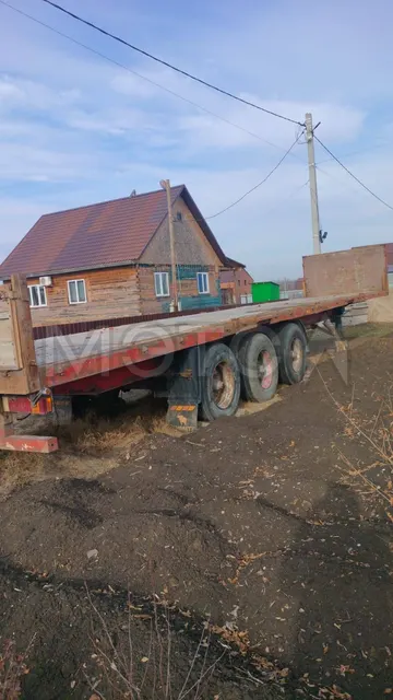 Полуприцеп с бортовой платформой Schmitz SPR24, 1991 года