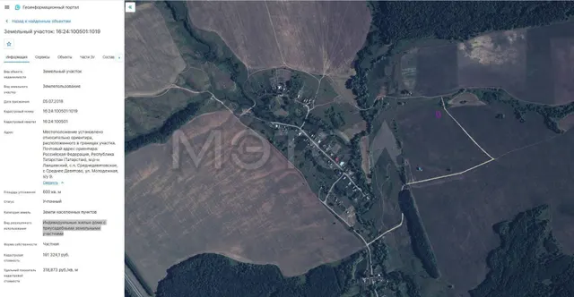 Земельный участок в Татарстане, 600 кв.м.