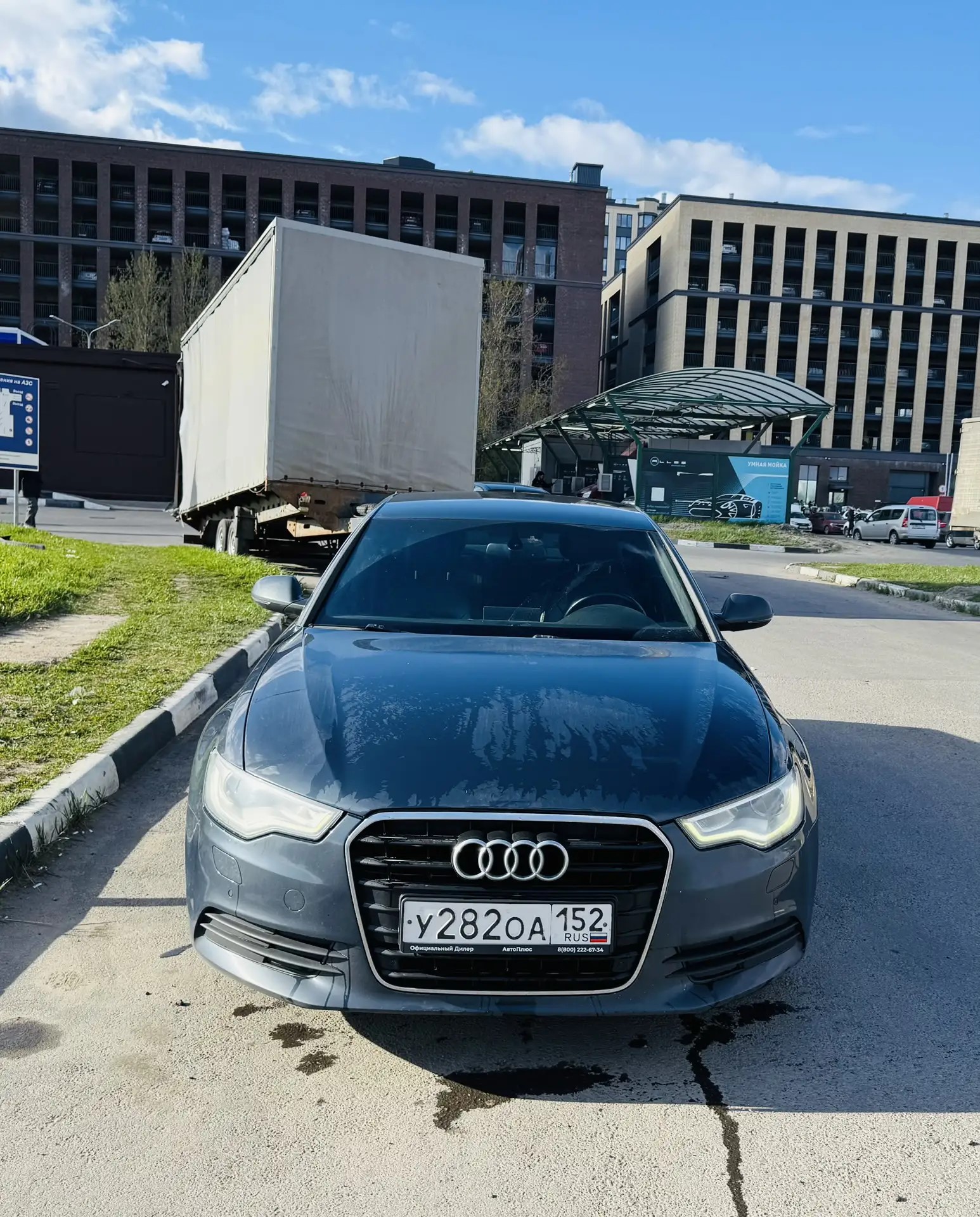 Легковой автомобиль (седан), марка: Audi, модель: A6, год изготовления: 2014, VIN: WAUZZZ4G1EN169668, гос. номер: У282ОА152, цвет: Серо-синий, изготовитель: Ауди (Германия). Местонахождение имущества: г. Санкт-Петербург.