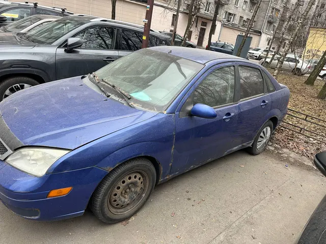 Легковой автомобиль (седан) Ford Focus ZX4, год выпуска: 2005, VIN-номер: 1FAFP34N65W300715, гос. номер: К845МН122, цвет: Синий. Местонахождение ТС: г. Санкт-Петербург.