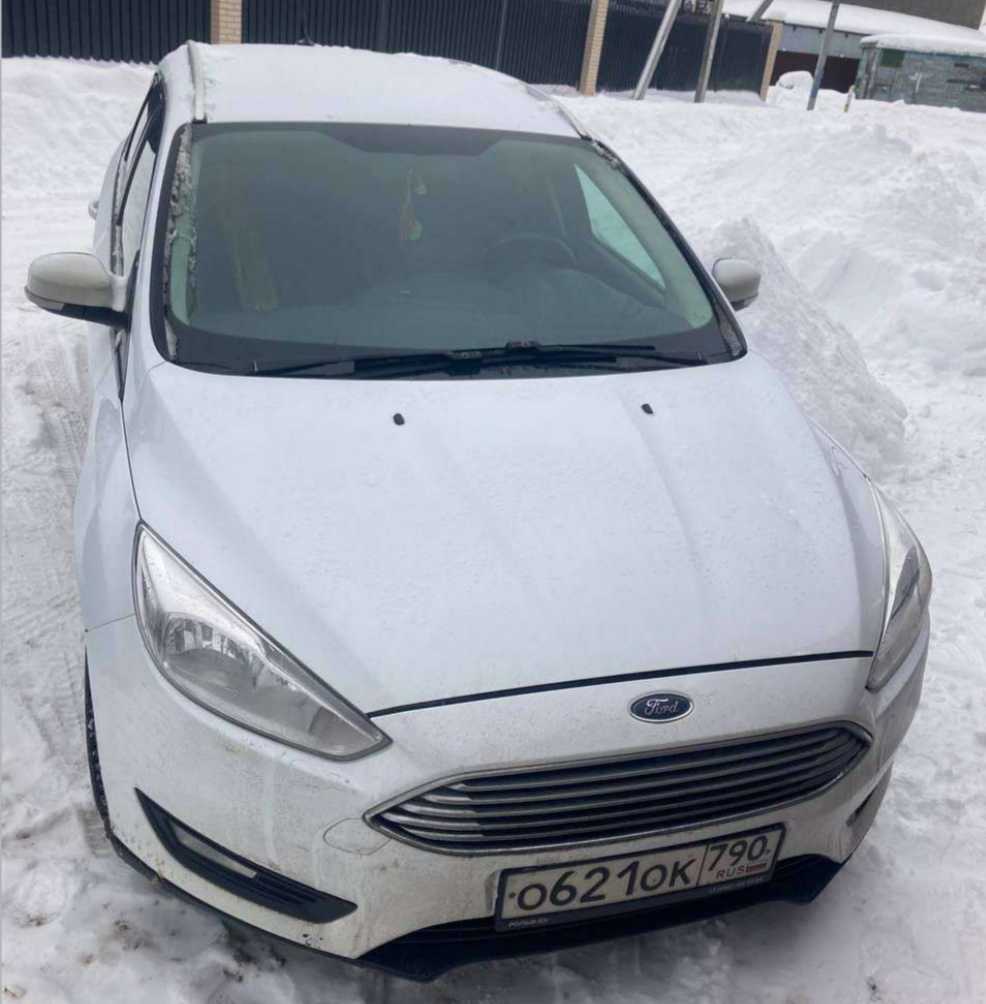 Легковой автомобиль марка: FORD, модель: Focus, год выпуска: 2018, идентификационный номер (VIN): Z6F6XXEEC6JR60347 (Залог в пользу ПАО "Совкомбанк").