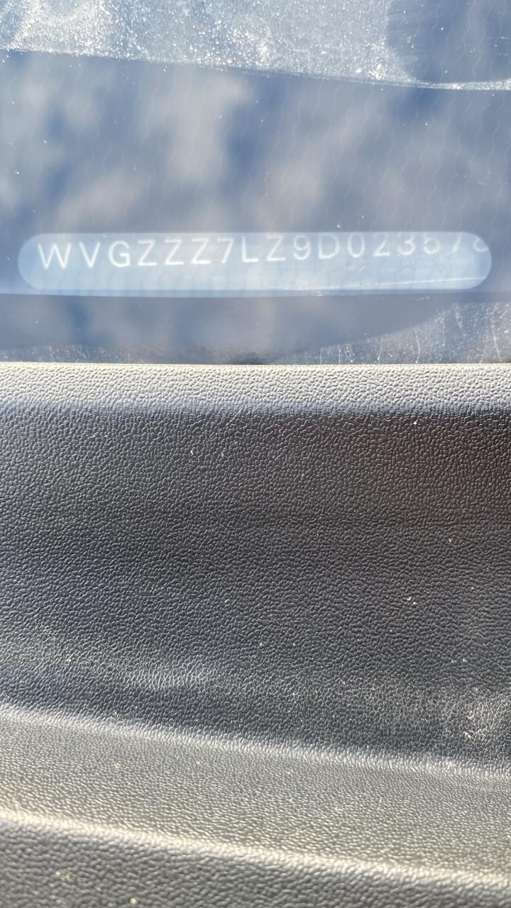 Легковой автомобиль VOLKSWAGEN модель Touareg 2008 г.в. VIN-номер WVGZZZ7LZ9D023578