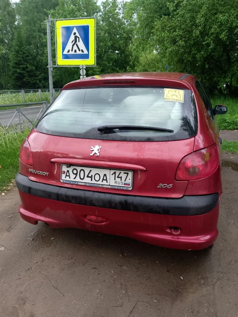 Автомобиль легковой, марка: PEUGEOT 206, модель: PEUGEOT 206, VIN: VF32AKFWA47737609, гос. рег. номер: А904ОА147, год изготовления: 2007